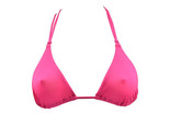 L&#39;AGENT BY AGENT PROVOTEUR Womens Elegant Summer Pink Bikini Bra Size XS... - $44.79