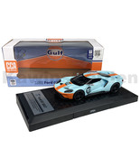 CCA 1:32 Ford GT 2017 Gulf Blue Color Alloy Diecast Model Toy w Decorati... - $23.31 CAD