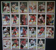 1991-92 Topps New Jersey Devils Team Set of 23 Hockey Cards - £3.19 GBP