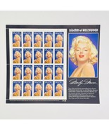 Scott #2967 Marilyn Monroe Full Sheet of 20 Stamps  Sheet Legends Of Hol... - £6.61 GBP