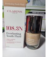 Clarins Everlasting Youth Fluid Foundation 108.3N, 1oz / 30ml NIB - €18,48 EUR