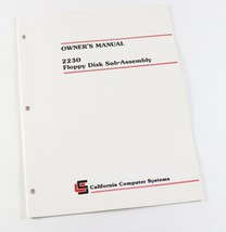 Vintage CCS California Computer Systems 2230 Floppy Disk Sub-Assembly Ma... - £17.77 GBP