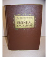 THE STANDARD BOOK OF ESSENTIAL KNOWLEDGE EDUCATIONAL BOOK CLUB 1958 F. M... - $67.49