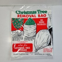 Kmart Vintage Christmas Tree Removal Bag 144 in x 90 in Allied Plastics ... - £4.62 GBP