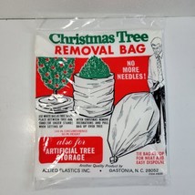 Kmart Vintage Christmas Tree Removal Bag 144 in x 90 in Allied Plastics 4033 NOS - £4.58 GBP