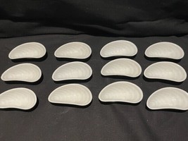 (12) vitale Pillivuyt Shell Shaped Plates Salad Dish Oysters, marked bottom - $127.71