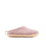 Woolly&#39;s Indoor Open Heel Slippers With Leather Sole (Lavender) - 40 | P... - €45,08 EUR