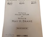 Bless This House Song - Words by Helen Taylor Music by May H. Brahe  She... - £12.60 GBP