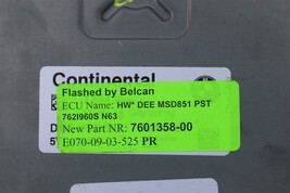 09 BMW X6 4.4L ECU PCM PCU DDE DME Engine Computer Control Module 7601358 image 5