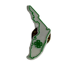 Florida FL 4H Club Organization Plastic State Lapel Hat Pin Pinback - £3.87 GBP