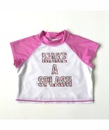 Cat &amp; Jack™ ~ Girls Medium 7/8 ~ Make A Splash ~ Rash Guard ~ Cropped Sw... - $28.06 CAD