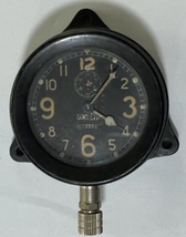 Italian BORLETTI aircraft clock- 1939 No. 2354- WWII -working - $325.00