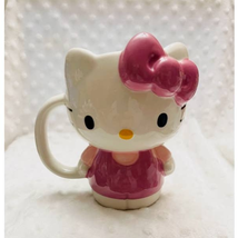 Hello Kitty 3D Full Body Dark Pink Bow 20oz Tall Mug-NEW - £17.41 GBP