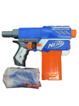 Nerf N-Strike Elite BLUE Retaliator Dart Blaster Gun +Darts And 12 Round Mag - £15.79 GBP