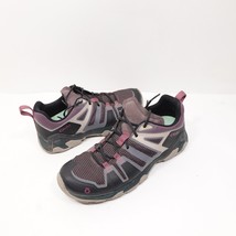 Oboz ARETE LOW Women&#39;s Hiking Athletic Sneaker Purple Black Size 7.5 - $22.49