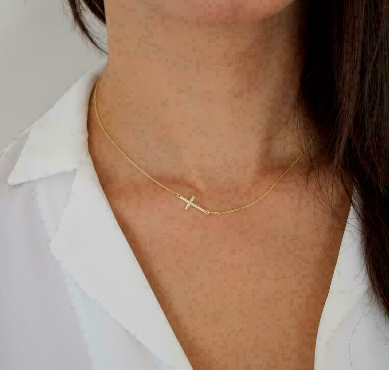 Ciondolo A Forma Di Croce Ankh In Oro Giallo 14k!! - Italia - Foto 9
