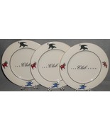 RARE Homer Laughlin SEVILLE PATTERN Set (3) The Club Room RESTAURANT PLATES - $5,457.26 MXN