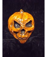 Halloween Pumpkin Head Statue Bone Rotten Gothic Pumpkin Of Doom Scary G... - $27.42 CAD