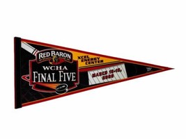 2006 Red Baron WCHA Final Five Hockey Pennant NCAA Full Size Xcel Energy... - $34.65