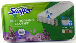 Swiffer Sweeper Wet Cloth Pad Refills, Lavender Febreze Scent (12 Count) - £17.13 GBP