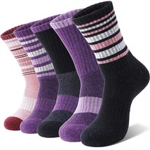 Merino Wool Socks For Women Hiking Thermal Warm Winter Boot Work Cushion Ladies  - £30.46 GBP