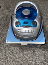 Memorex MP3226 CD Radio Cassette Boom box New Open Box Blue Translucent - $4,262.90 MXN