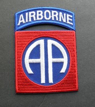 ARMY 82ND AIRBORNE DIVISION EMBROIDERED PATCH 2.25 x 3.1 INCHES - £4.50 GBP