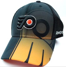 Philadelphia Flyers Reebok TS71Z NHL Team Logo Stretch Fit Hockey Cap Hat - £17.54 GBP