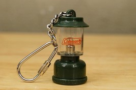 Vintage Advertising Coleman Green Camping Lantern Key Chain Key Fob - €11,27 EUR