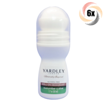 6x Rolls Yardley London Cucumber &amp; Aloe Scented Roll On Deodorant | 1.7oz - £14.42 GBP