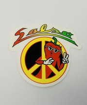Rare Salsa Cycles Sticker Peace Sign Symbol Rasta NOS - $74.20