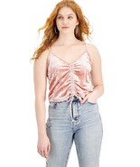 MSRP $29 Hippie Rose Juniors&#39; Ruched Tie-Hem Camisole Purple Size Small - $9.97