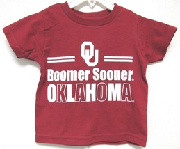 NCAA Oklahoma Sooners Double Line Logo #33 Tee Shirt Style Two Feet Ahead #119 - £13.49 GBP