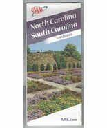 2008 AAA Map North &amp; South Carolina - $188.24 MXN