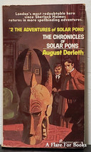 The Chronicles of Solar Pons: Solar Pons vol. 2 by August Derleth - 1st Pb. Edn. - £27.97 GBP