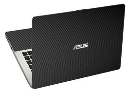 LidStyles Carbon Fiber Laptop Skin Protector Decal Asus Q301L Vivobook - £9.42 GBP