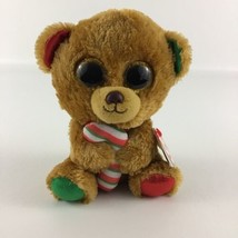 Ty Beanie Boos Bella Bear Christmas Holiday 6&quot; Plush Bean Bag Stuffed To... - $29.65
