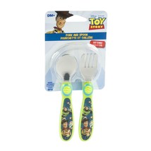 Disney/Pixar Toy Story Fork &amp; Spoon, Green, The First Years - $9.95