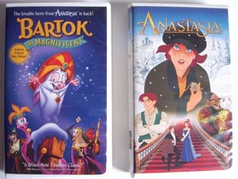 Princess Anastasia &amp; Bartok The Magnificent + 4 Sing Along Family Video Vhs 1998 - £13.10 GBP
