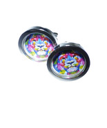 Red &amp; Blue Lion cufflinks, presentation box, gift wrapped, free shipp, R... - $42.50