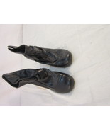 PRE OWNED VERY NICE Madden girl black high heel boots STRAP IN FRONT    ... - $17.70 CAD