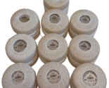 Dollfus Mieg &amp; Cie France DMC No 20 Crochet Thread Superba White Blanc 1... - $32.62