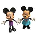 Lot of Mickey Minnie Mouse Disney Minnie Mouse Bowtique Snap On Dress Up Figure  - £5.54 GBP