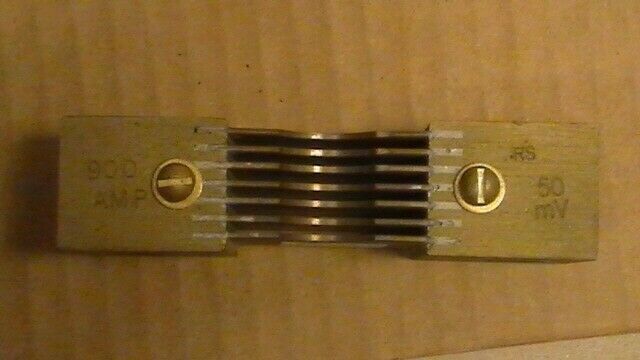 S. E. Co. 900A 50MV 50 Millivolt current shunt SECO 900 AMP RS - $45.00