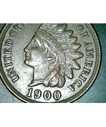 Two Indian Head Penny&#39;s 1900 and 1901 AA21-1032 Antique  - $95.93 CAD