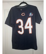 Chicago Bears Walter Payton Jersey T-shirt Hall Of Fame NFL Football Siz... - €12,84 EUR