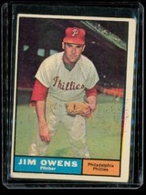 Vintage 1961 TOPPS Baseball Card #341 JIM OWENS Philadelphia Phillies - £6.57 GBP