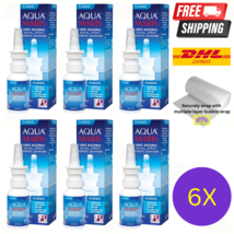6 X Aqua Maris Classic 30ml 100% Natural Nasal Spray for Irritated &amp; Dry... - $92.27