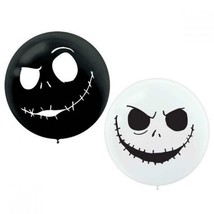 The Nightmare Before Christmas Tim Burton Balloons Latex Jack Skellington 2 pk - £7.15 GBP