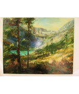 Stephen Shortridge Glacier Park Original Oil St. Canvas Montana National... - £2,713.57 GBP